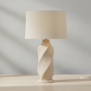 25.5-inch ceramic table lamp in Classical Mandras glaze